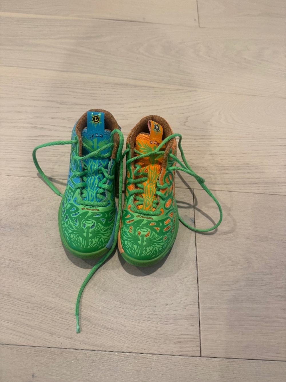 Rare Kids Puma Ninja Turtle Sneakers